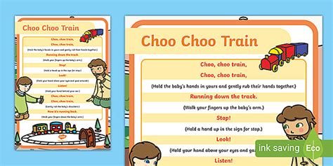 Choo Choo Train Rhyme (teacher made) - Twinkl