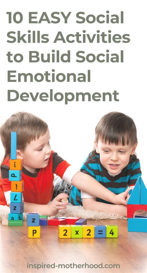 10 EASY Social Skills Activities to Build Social Emotional Development