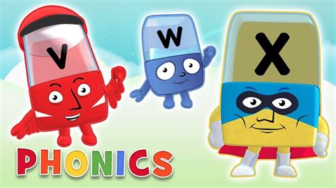 Phonics - Learn to Read | Letters V, W, X | Alphablocks - YouTube