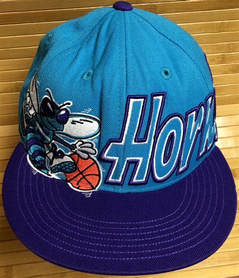 Charlotte Hornets '47 Hardwood Classics Adjustable | Etsy | Charlotte ...