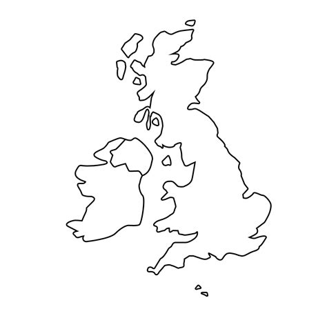 Uk Map Outline Png - ClipArt Best