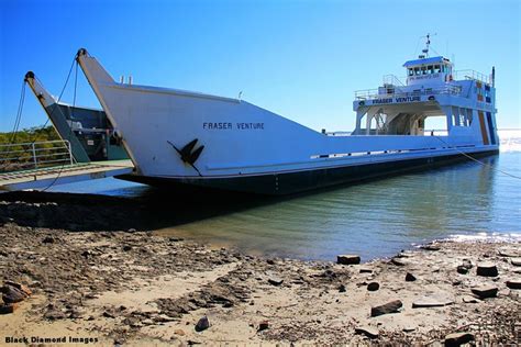 Fraser Venture Barge Docked at Wanggoolba Creek Entrance, Fraser Island, SE Queensland | Flickr ...