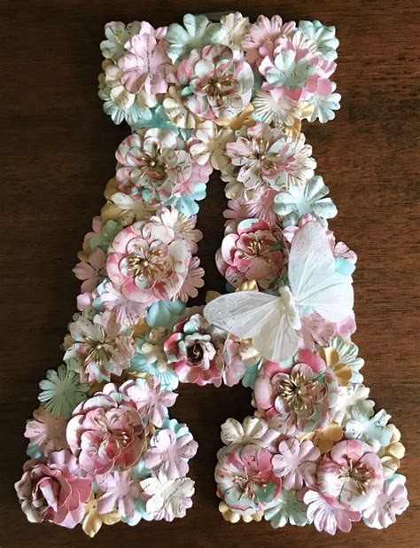 Original Flower Letter DIY by Ashley Grady | Flower letters diy, Diy ...