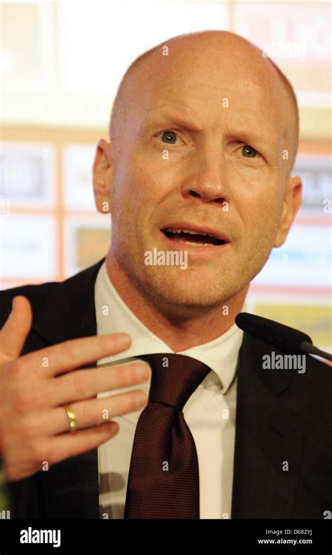 FC Bayern Munich's new sports director Matthias Sammer stands during a ...