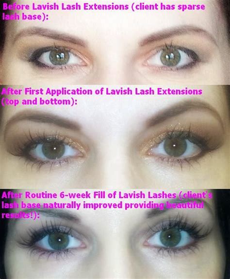 Beautiful before and after pics of mink eyelash extensions, done by ...