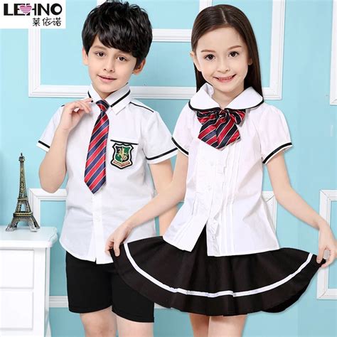 Primary School Uniforms Cotton Girls and Boys School Clothes ...