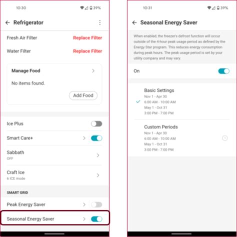 LG Refrigerator ThinQ Features and Settings | LG USA Support