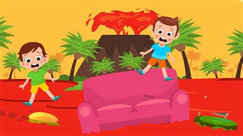 The Floor Is Lava Game Song | Fun Kids Music - YouTube