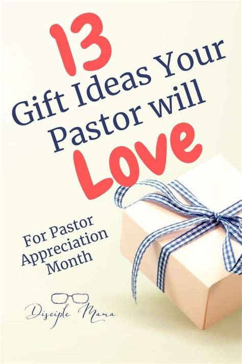 13 Gift Ideas for Pastor Appreciation Month - Disciple Mama