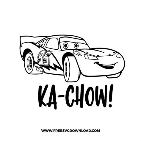 Lightning Mcqueen Ka Chow Svg