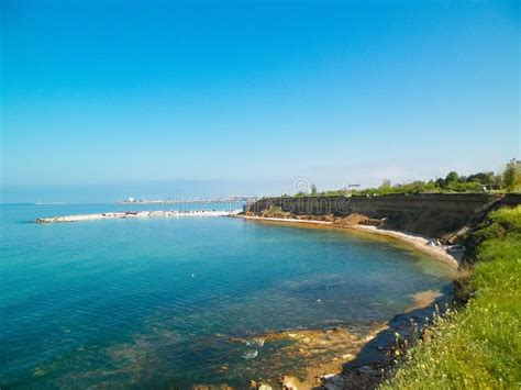 Cliffs on the Black Sea Coast, Romania. Stock Image - Image of travelling, travel: 124466727