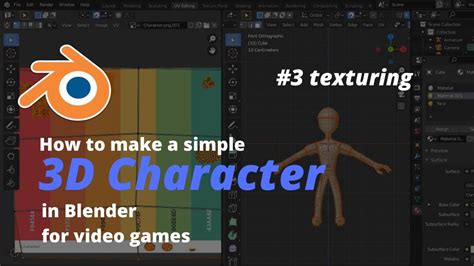 texturing 3d Tutorial, Blender 3d, 3d Character, Video Games, Gaming, Tutorials, Surface ...