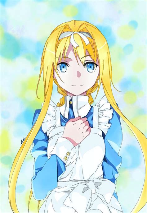 My recoloring fan art of Alice : r/swordartonline