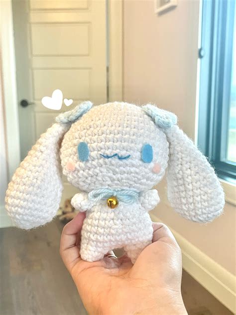 (OC) thought I’d hop onto the little Cinnamoroll crochet train! : r/sanrio