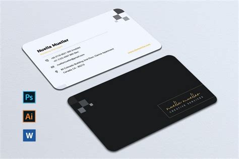 Business Card Template For Google Docs