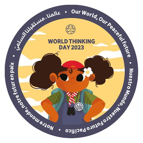 World Thinking Day Badge 2024 - Trish Henrieta