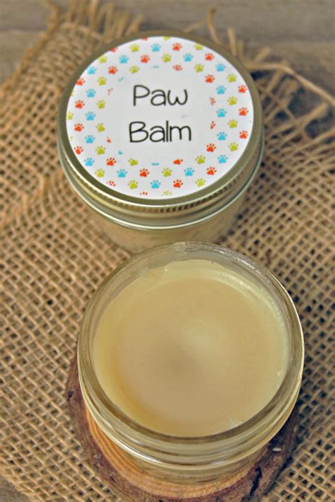 Soothing DIY Paw Balm for Dogs with Free Printable Labels | Sunny Day ...