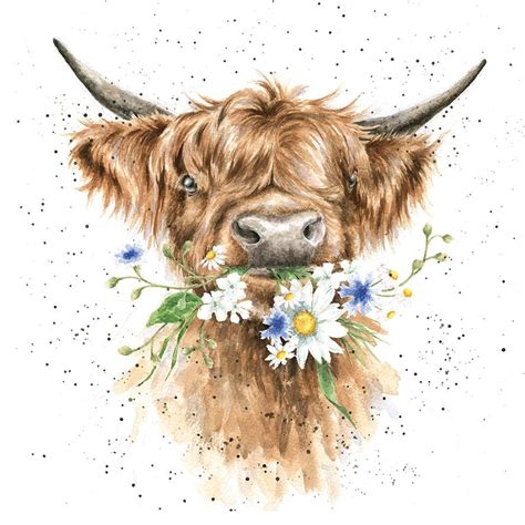 wrendale designs daisy coo | Mucche, Vitellini, Idee per tatuaggi