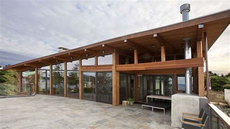 Hanna Residence - Glulam Timberframe - Island Timber Frame