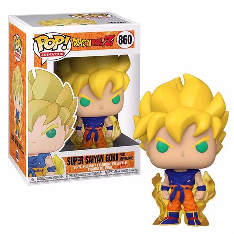 Funko Pop - Super Saiyan Goku (Dragon Ball) 860 בובת פופ דרגון בול ...