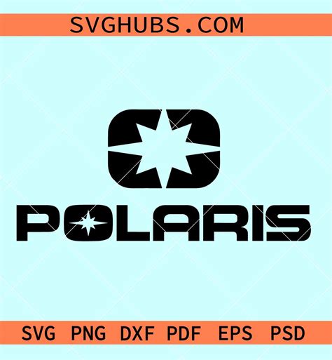 Polaris Snowmobile logo SVG