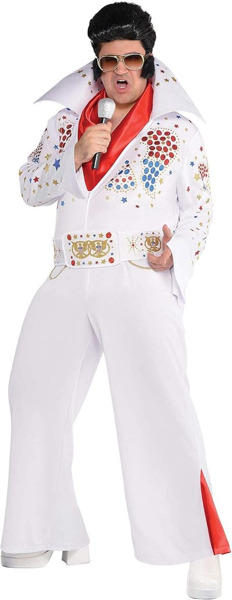 Amscan Adult King of Vegas Elvis Costume: Amazon.co.uk: Clothing