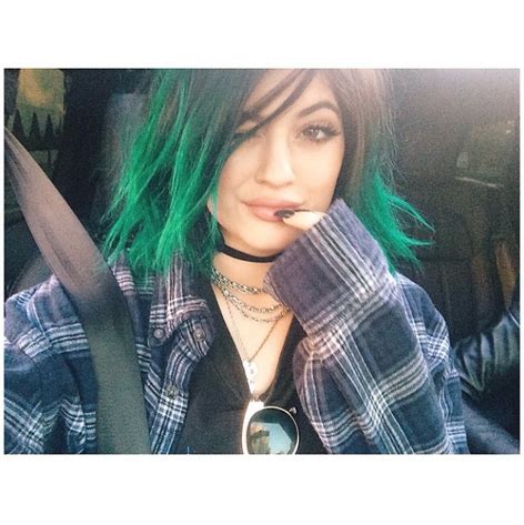 Kylie Jenner Has Green Hair | StyleCaster