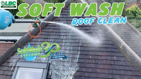 Roof Cleaning Using Soft Wash Systems - YouTube