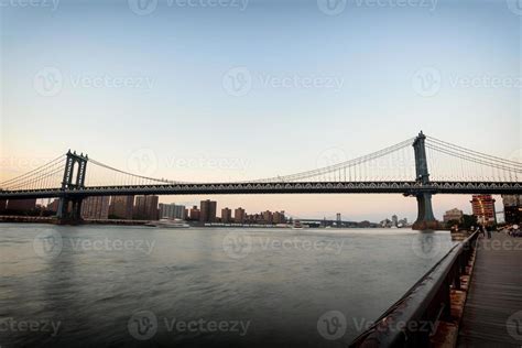 Manhattan Bridge at Sunset 791280 Stock Photo at Vecteezy