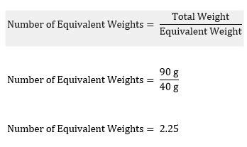 Formula Equivalent Weight / EQUIVALENT WEIGHT | Mole concepts | simple ...