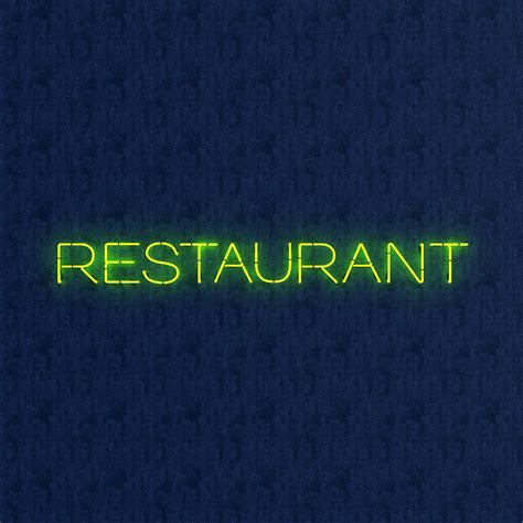 ArtStation - Restaurant Neon Sign | Resources