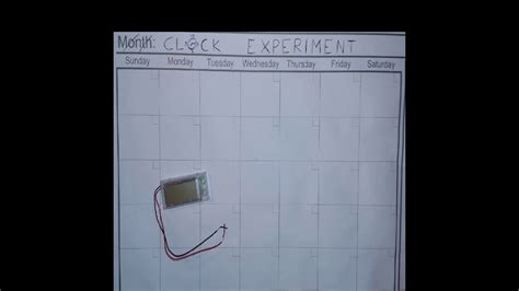 Clock Experiment - YouTube