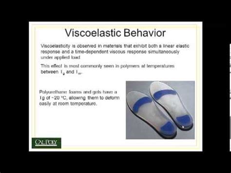 Topic 4 Viscoelastic Behavior Part 1 - YouTube