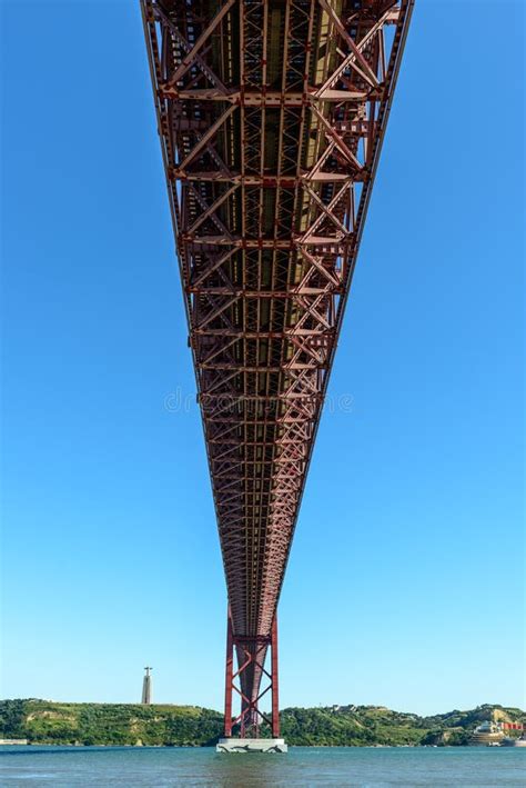 Bridge on Tagus River, Lisbon (Portugal) Stock Photo - Image of harbor ...