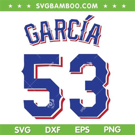 Garcia Jersey SVG PNG