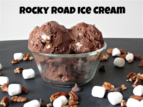 Rocky Road Ice Cream - Love to be in the Kitchen