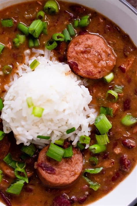 Instant Pot Louisiana Red Beans & Rice +Stovetop Method- On Ty's Plate