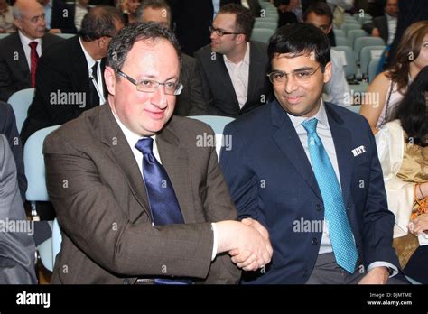 Challenger Boris Gelfand (Israel) and World Champion Viswanathan Anand ...