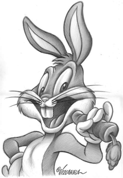 Bugs Bunny Drawing Image - Drawing Skill