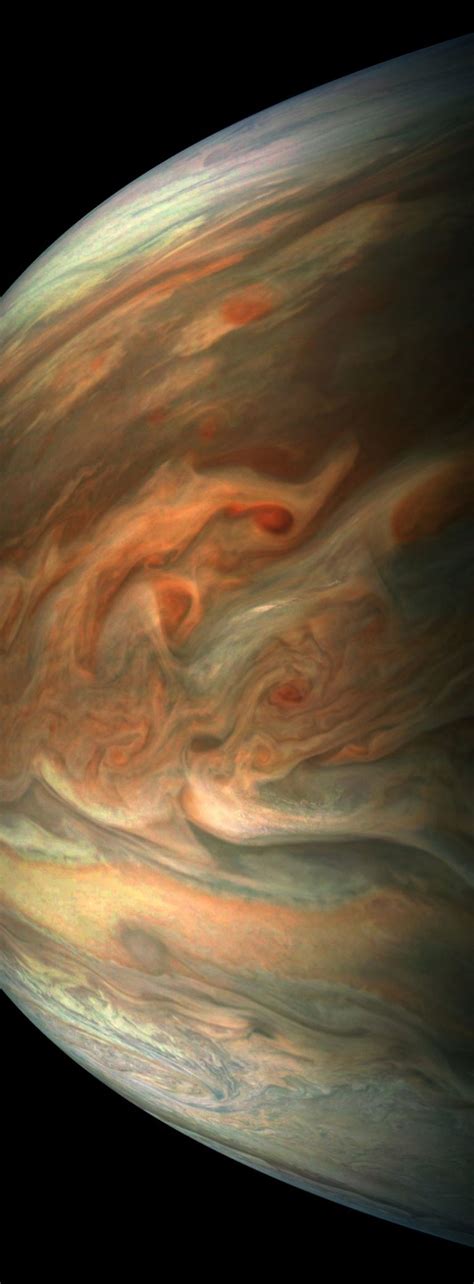 Juno Spacecraft Image From Its Eighth Flyby of Jupiter