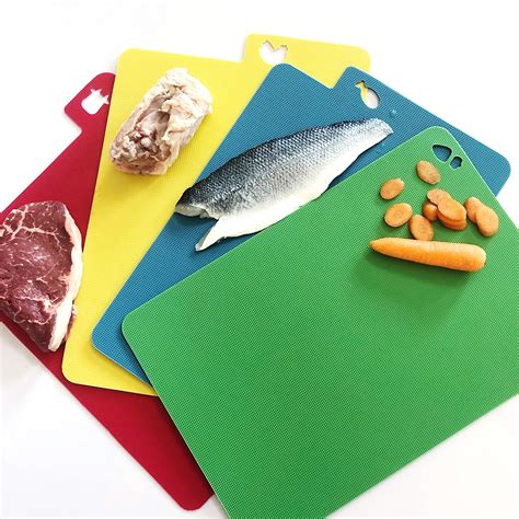 Flexible Plastic Chopping Board Set - Colour Coded – Jean Patrique Professional Cookware