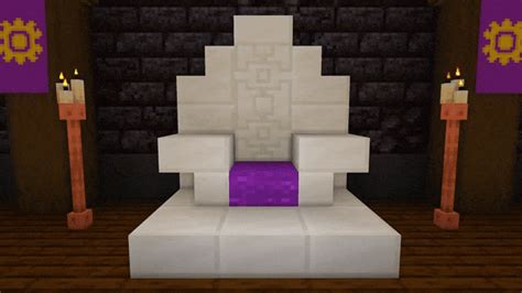 Medieval king's throne by JEFFERSCRAFT1 | Minecraft Build Tutorial