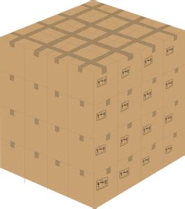 184 stacked boxes clipart | Public domain vectors