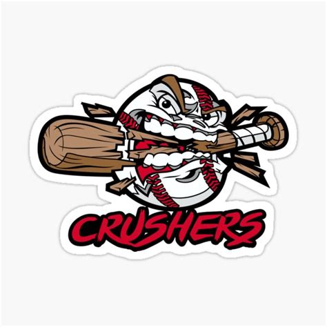 "Crushers Baseball Logo" Sticker for Sale by David Ayala | Redbubble