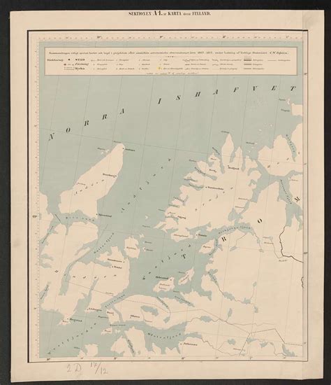 General map of the Grand Duchy of Finland 1863 Sheet A1 - PICRYL Public Domain Search