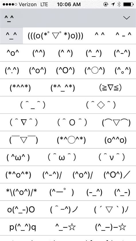 There’s a Secret Kaomoji Keyboard on Your iPhone | Emoticons text, Cute ...