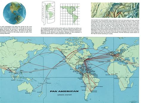 The Jet Age | Pan American route map, 1960s. | A.Davey | Flickr