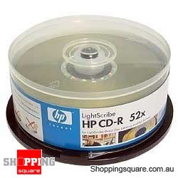 HP CD-R 52X LIGHTSCRIBE 10 PACK - Online Shopping @ Shopping Square.COM.AU Online Bargain ...