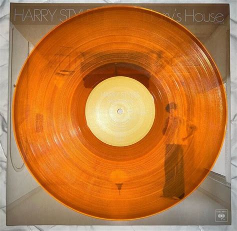 Harry Styles 'harry's House' Limited Edition Orange Coloured Vinyl Record LP - Etsy UK