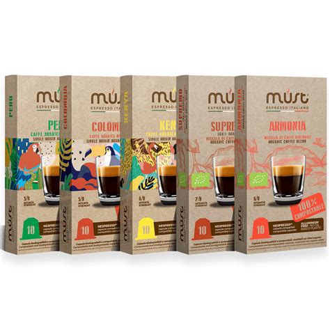 100% BIODEGRADABLE INTRODUCTORY SELECTION – 50 Nespresso Pods - Coffee ...